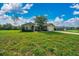 Charming single-story home with well-maintained lawn and attached two-car garage under a partly cloudy sky at 10331 Sw 45Th Ave, Ocala, FL 34476