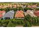 Aerial view of the community showcases lush landscaping and beautiful single-Gathering homes at 1444 Whitney Isles Dr, Windermere, FL 34786