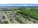 Aerial view of a home surrounded by lush greenery and neighboring houses at 1702 Hoofprint Ct, Fruitland Park, FL 34731