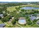 The community pool and park creates a refreshing neighborhood amenity perfect for relaxing and playing at 1892 Sanderling Dr, Clermont, FL 34711