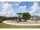 A well-maintained community playground features shaded play areas and picnic seating at 2161 Gold Dust Dr, Minneola, FL 34715