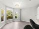 Bright dining area with large windows offering ample natural light and views of the landscape at 2450 Merida Cir, The Villages, FL 32162