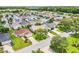 Aerial view of a residential community with well-maintained lawns and diverse home styles at 2746 Edwards Ln, The Villages, FL 32162