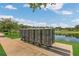 Community mailboxes offer convenience, with a serene lake backdrop and sidewalk access at 2755 Bobcat Chase Blvd, Oakland, FL 34787