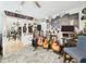 Fun bonus room with hardwood floors, music decor and posters throughout at 4207 Bair Ave, Fruitland Park, FL 34731