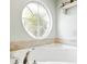 Close up shot of the oval tub in the bathroom at 4401 Abaco Dr, Tavares, FL 32778
