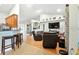 Open floor plan with combined kitchen and living room, great for entertaining at 4401 Abaco Dr, Tavares, FL 32778