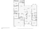Downstairs floor plan with the main suite, kitchen, living room, Gathering room, and garage at 6048 Tremayne Dr, Mount Dora, FL 32757