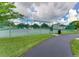 Well-maintained community tennis courts surrounded by a chain-link fence and lush greenery at 621 Lost Grove Cir, Winter Garden, FL 34787