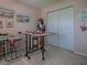 Office space with a craft table, storage, and a clean, organized layout at 627 Timbercrest Dr, Leesburg, FL 34748