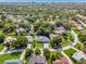 Aerial shot of a home's lush surroundings, capturing its prime location near the city at 6829 Bittersweet Ln, Orlando, FL 32819