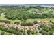 Aerial view of beautiful homes surrounded by golf course, mature trees and scenic community at 9433 San Miguel, Howey In The Hills, FL 34737