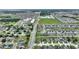 A scenic aerial view showcases the property's location within a thriving residential community at 120 Citrus Isle St, Davenport, FL 33837