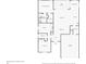 Detailed floor plan of the home layout with bedroom, bathroom, and kitchen areas at 26653 Otter Creek Ln, Leesburg, FL 34748