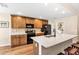 Well-appointed kitchen with a center island, modern appliances, and ample counter space at 26653 Otter Creek Ln, Leesburg, FL 34748