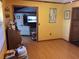 View of the living room with laminate wood floors at 29205 Old E Ml, Tavares, FL 32778