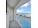 Private balcony overlooking the ocean and pool at 89 S Atlantic Ave # 204, Ormond Beach, FL 32176