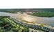 Stunning aerial shot featuring waterfront condo complex and the adjacent waterway at 14 Ocean Palm Villa S # 14, Flagler Beach, FL 32136