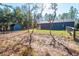 Backyard with shed and wooden fence at 5919 Sw 124Th Terrace Rd, Ocala, FL 34481