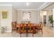 Formal dining room with elegant wood table and chairs at 8731 Sw 76Th Street Rd, Ocala, FL 34481