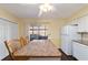 Kitchen island with granite countertop and seating for two at 3261 Se 32Nd St, Ocala, FL 34471