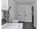 Clean laundry room with a large capacity washer and dryer at 407 Soft Shadow Ln, Debary, FL 32713