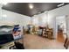 Spacious unfinished basement with dark ceiling at 12880 Sw 66Th St, Ocala, FL 34481