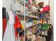 Well-stocked pantry with wire shelving and plenty of space for food storage at 12880 Sw 66Th St, Ocala, FL 34481
