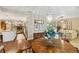 Open concept dining room connects to living room and kitchen at 906 Crestview Dr, Auburndale, FL 33823
