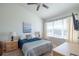 Bright bedroom with a large window, comfortable bed and soft, neutral colors at 4410 Sw 52Nd Cir # 108, Ocala, FL 34474