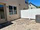 Rear patio area, great for relaxing, and the AC unit at 5108 Caspian St, St Cloud, FL 34771