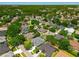 Aerial view of multiple houses nestled in lush greenery in a well-maintained neighborhood at 14867 Bonnybridge Dr, Orlando, FL 32826