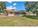 A view of the backyard from the back of the home at 8082 Sw 103Rd Ln, Ocala, FL 34481