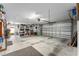 A spacious garage with ample storage and workspace, offering convenient parking and organizational solutions at 9945 Sw 55Th Avenue Rd, Ocala, FL 34476