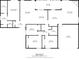 Detailed floor plan showcasing the layout of this 2429 sq ft home, including bedrooms, bathrooms, and living areas at 2030 Se 32Nd Ln, Ocala, FL 34471