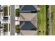 A bird's-eye view of the house showing backyard, lawn, and location within the community at 5237 Nw 48Th Pl, Ocala, FL 34482