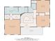 Second floor plan featuring bedrooms, bathrooms, balcony, walk-in closets and hall areas with dimensions at 20250 Nw 71St Ct, Micanopy, FL 32667