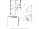 Detailed floor plan showcasing the layout of the home, including the kitchen, bedrooms, living areas, and garage at 17781 Sw 72Nd Street Rd, Dunnellon, FL 34432