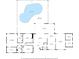 Detailed floor plan showcasing the layout of the home, including the pool and screened porch at 2135 Se 12Th St, Ocala, FL 34471