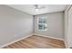 Light filled bedroom with vinyl flooring and a window at 716 Golfview St, Orlando, FL 32804