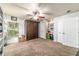 Bedroom featuring murphy bed, storage, and natural light through window at 5005 Se 47Th Terrace Rd, Ocala, FL 34480