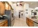 Bright kitchen with stainless steel appliances, granite countertops, and an open layout at 5005 Se 47Th Terrace Rd, Ocala, FL 34480