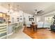 Inviting living room featuring bar seating, lots of light, and modern living design and style at 5005 Se 47Th Terrace Rd, Ocala, FL 34480
