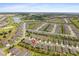 Scenic aerial view of a home in a community near a golf course and other recreation areas at 9478 Sw 52Nd Loop, Ocala, FL 34481