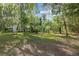 Lush backyard with mature trees, showcasing a serene and private outdoor space at 5881 Avenue H, Mc Intosh, FL 32664