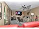 Comfortable living room featuring a fireplace, modern decor, and a spacious layout perfect for gatherings and relaxation at 487 Midway Dr # B, Ocala, FL 34472