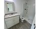 Bathroom with a modern vanity and walk-in shower at 15433 Sw 47Th Avenue Rd, Ocala, FL 34473
