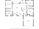 Detailed floor plan showcases the layout of the home, including the living room, bedrooms, and kitchen at 9879 Sw 38Th Ave, Ocala, FL 34476
