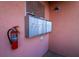 Secured community mailboxes with nearby fire extinguisher, ensuring resident safety and convenience at 220 La Casa # 220, Lake Wales, FL 33898