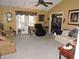 Living area with French doors leading to the backyard at 1163 Cephia St, Lake Wales, FL 33853